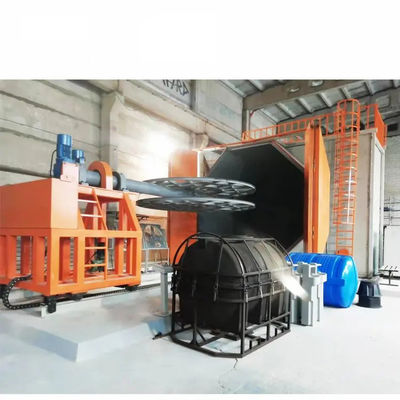 Máquina de moldeo rotativo de material de molde de aluminio o acero inoxidable