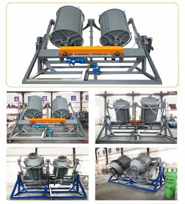 comprar Laboratorio de calefacción de gas Gran máquina de moldeo Roto con molde de acero inoxidable Fabricación en línea