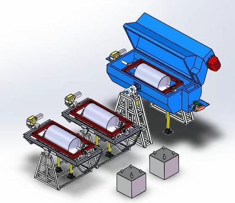 comprar Control de temperatura automático Moldeado por rotación personalizado 500-1000L 3 Fase 380V 50Hz Fabricación en línea
