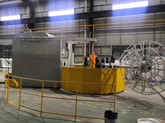 calidad  Tower Rotary Shuttle Rotomolding Machine Efficient Flexible fábrica