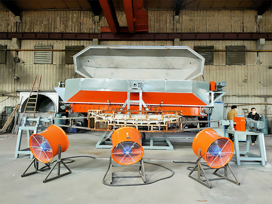 Velocidad de rotación ajustable Máquina de rotación de rodillos totalmente automática