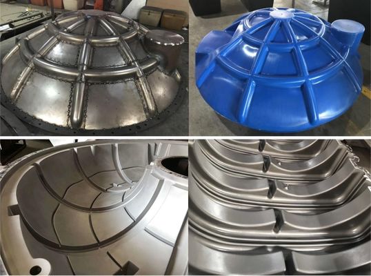 Molde de rotación especializado de plástico ligero Molde de alta durabilidad acabado pulido