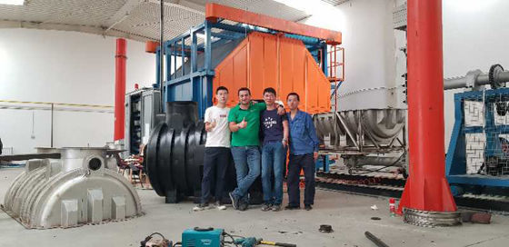 Máquina de fabricación de productos de plástico Máquina de moldeo rotativo en China Máquina de moldeo hueco de plástico
