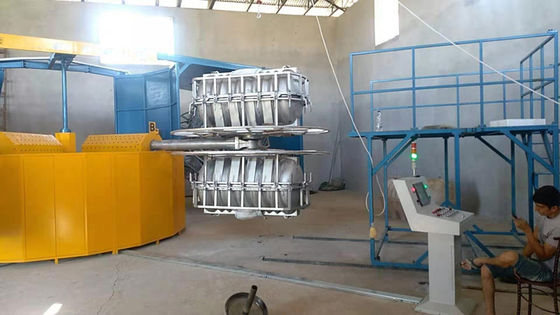 Máquina de moldeo rotativo totalmente automática Plc Control