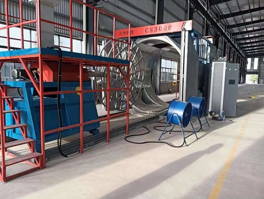 Máquina de moldeo rotativo de transporte de ahorro de energía con velocidad de moldeo de 1-10pcs/min y capacidad de quemador de 500000 Kcar