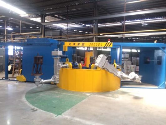 Máquina de fundición Roto de 3 brazos pequeña totalmente automática