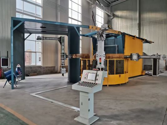 Equipo de moldeo por rotación totalmente automático refrigerado por agua Bajo ruido