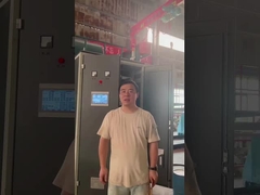 Máquina de rodar con transbordador de dos brazos