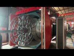 Máquina de rodar con transbordador de dos brazos