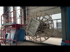 Fácil desmontaje y montaje con control remoto inalámbrico en máquinas de moldeo Roto